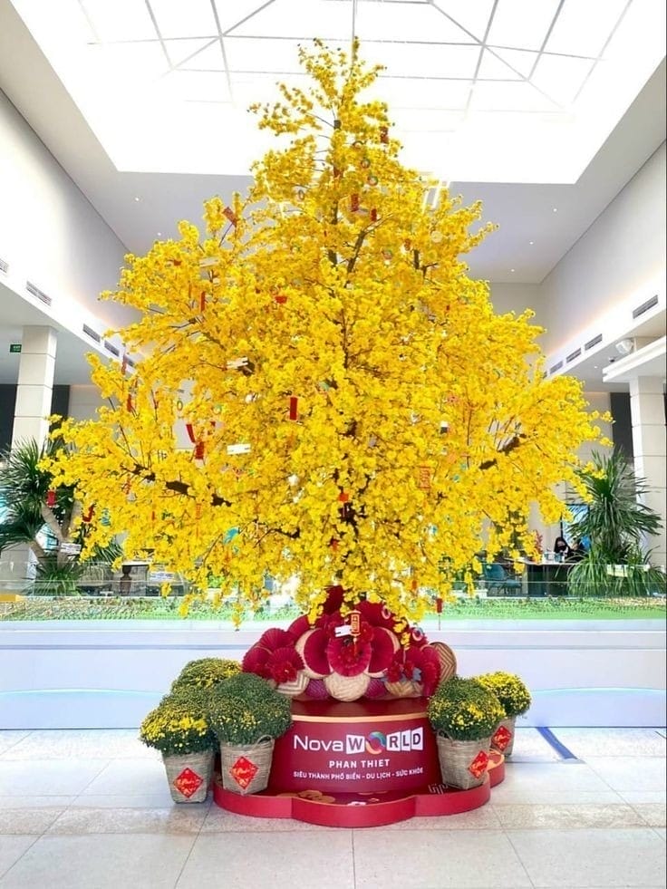 mẫu cây mai giả