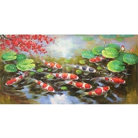 tranh cửu ngư quần hội