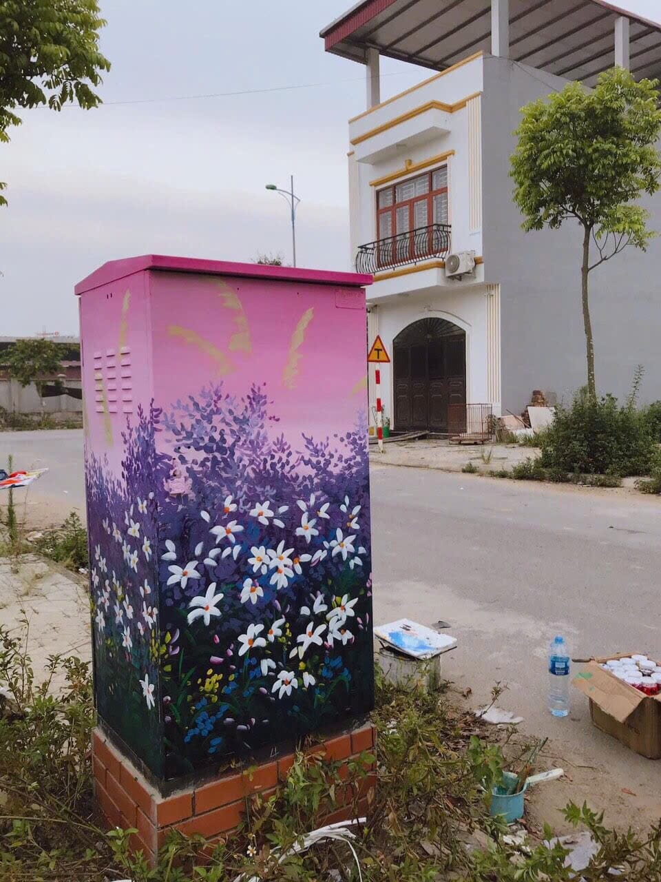 mẫu vẽ tranh bốt điện