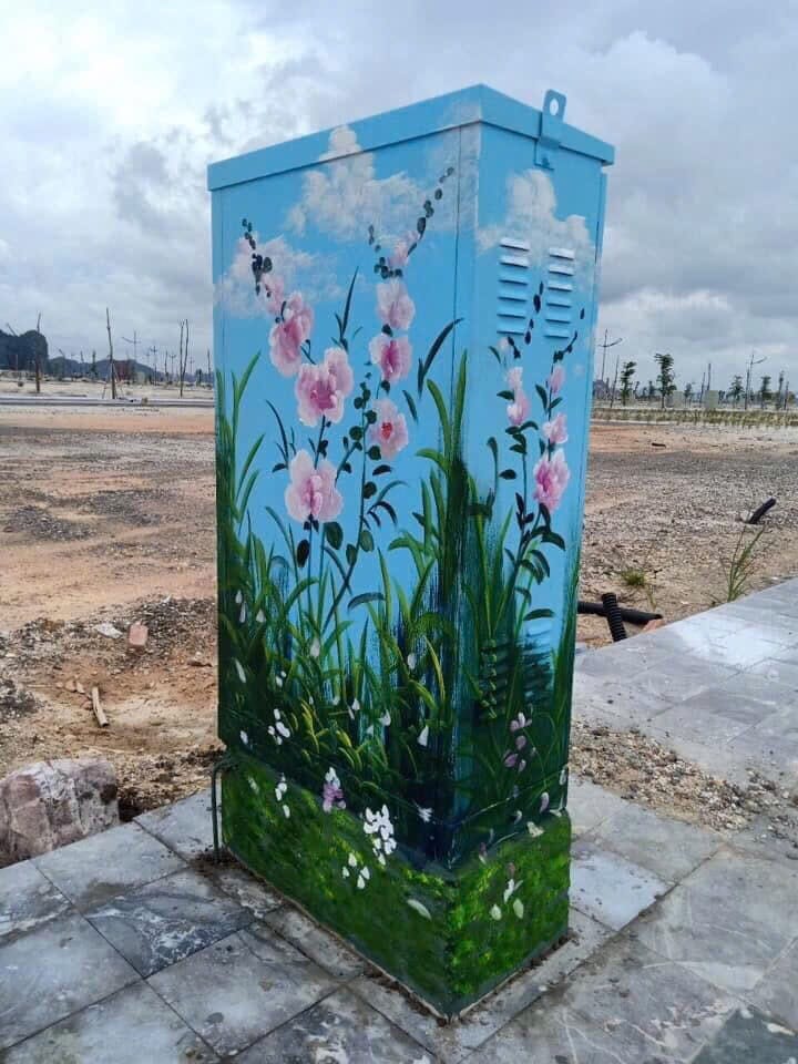 mẫu vẽ tranh bốt điện